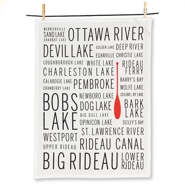 Teal Towel - Eastern Ontario Lakes