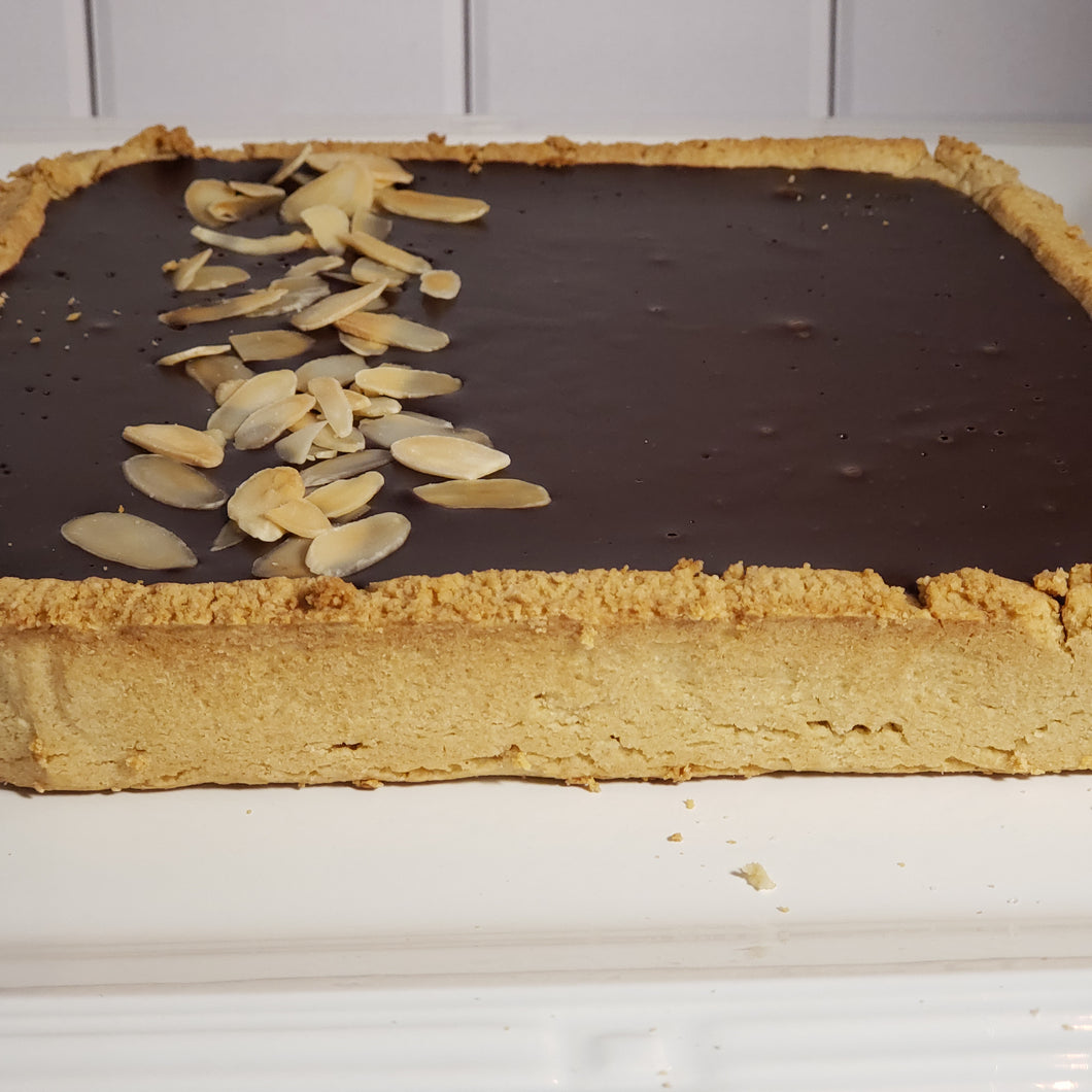 Tart - Dark Chocolate & Almond - Vegan